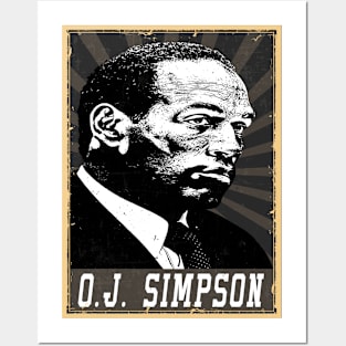 80s Style O.J. Simpson Posters and Art